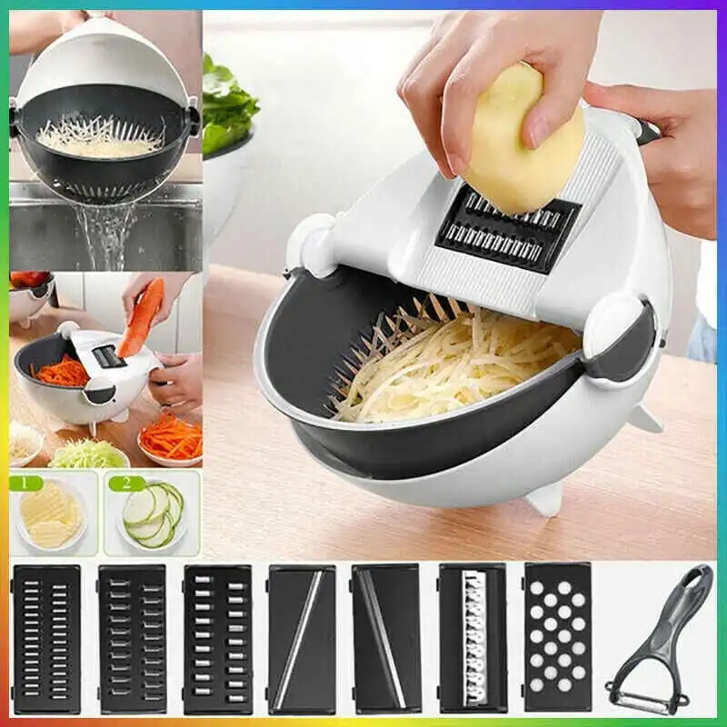 6 in 1 Wet Basket Vegetable Cutter vegetable slicer