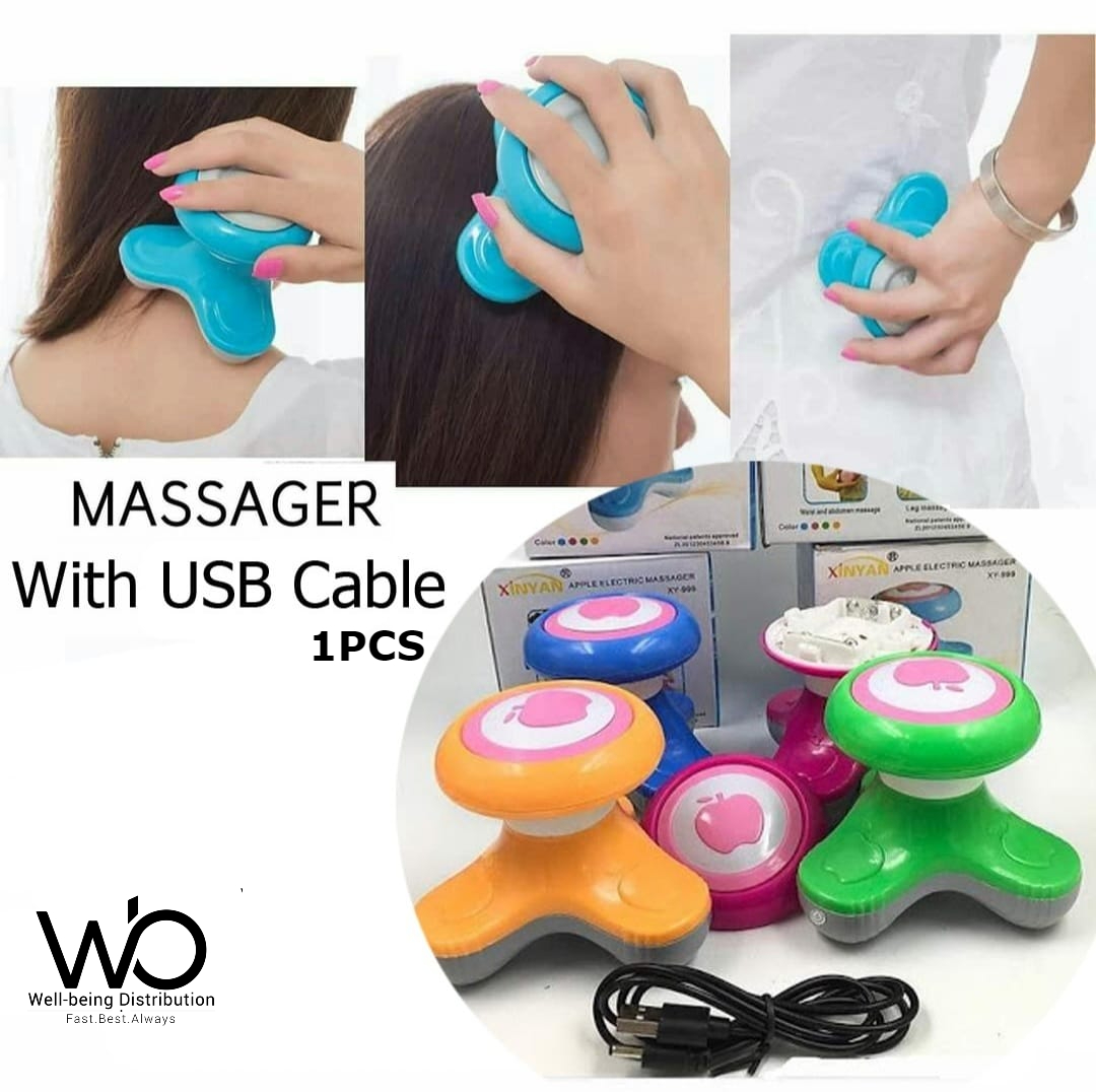 Apple electric massager Apple Electric Mini Handheld Vibrating Body Massager