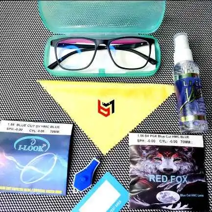 Original 420 UV Protect Blue cut Glass full Package