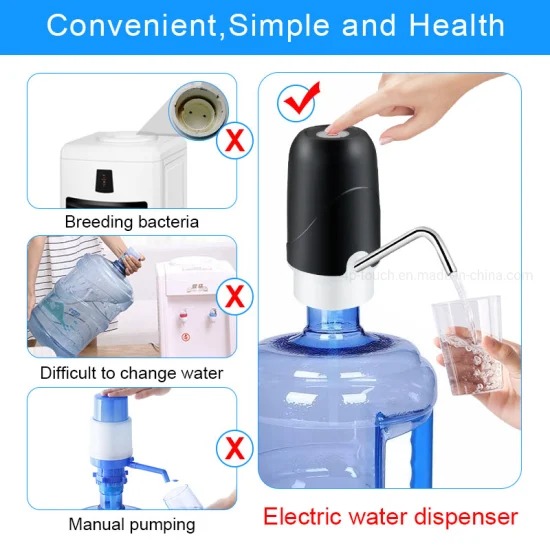Automatic Water Dispenser USB Charging Electric Water Pump
