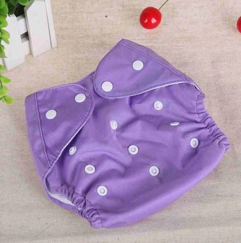 Washable Pink Baby Cloth Diaper 4-18kg with 1 Pad 3 Layer