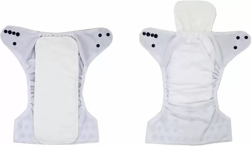 Washable Pink Baby Cloth Diaper 4-18kg with 1 Pad 3 Layer