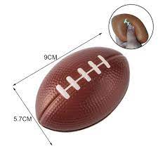 One piece Hand exercise rugby ball for relief from stress, squeeze ball soft ball