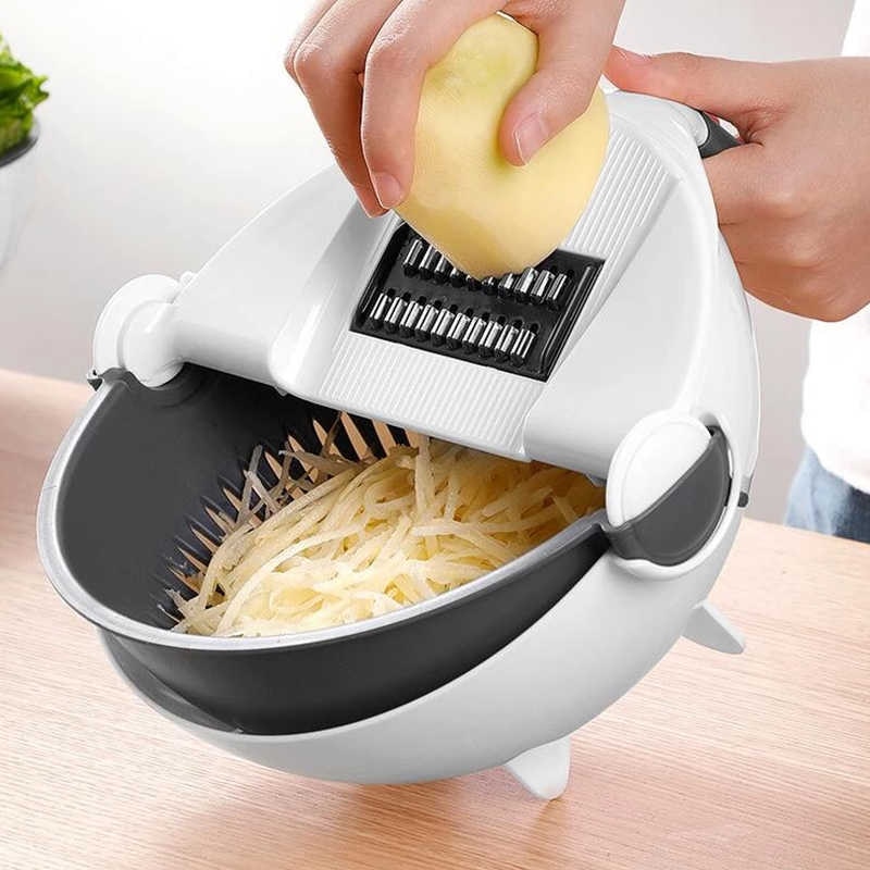 6 in 1 Wet Basket Vegetable Cutter vegetable slicer