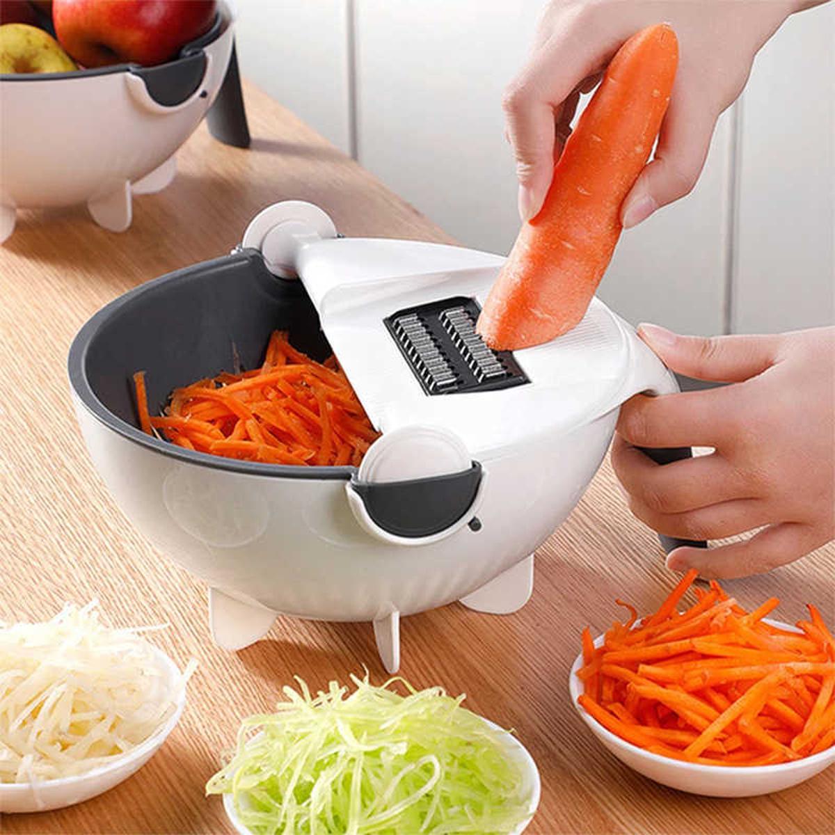 6 in 1 Wet Basket Vegetable Cutter vegetable slicer