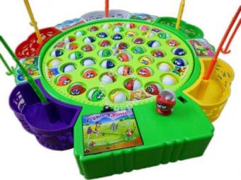 Fishing Fish Game For Kids Toy (24 fishes,4 players)