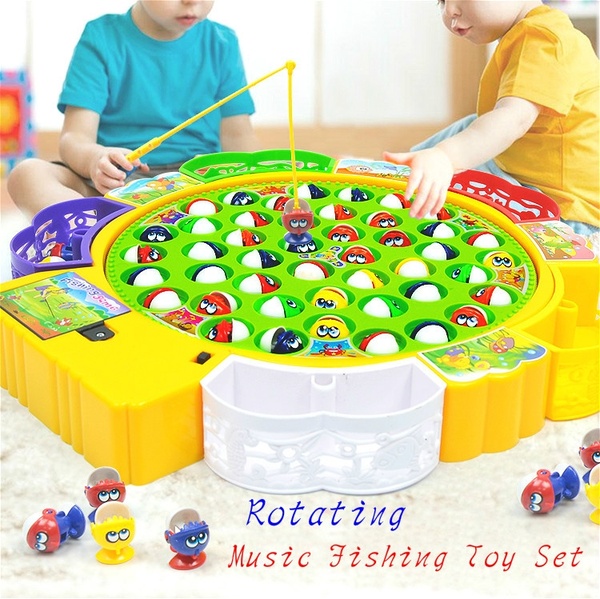 Fishing Fish Game For Kids Toy (24 fishes,4 players)