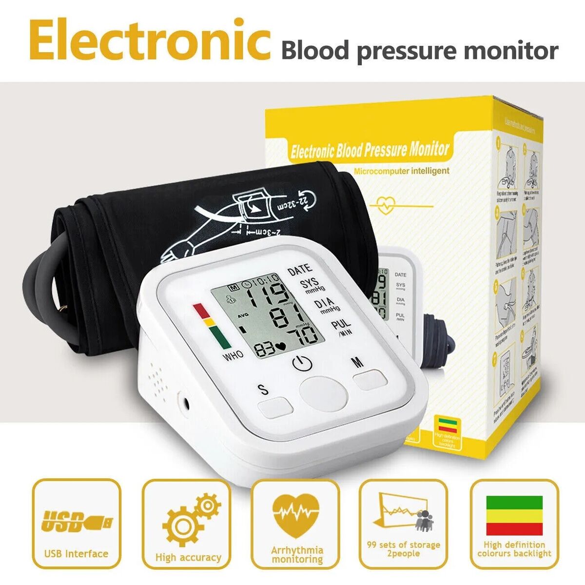3 in 1 Medical Item Blood pressure monitor+Digital Thermometer+Medicine Box