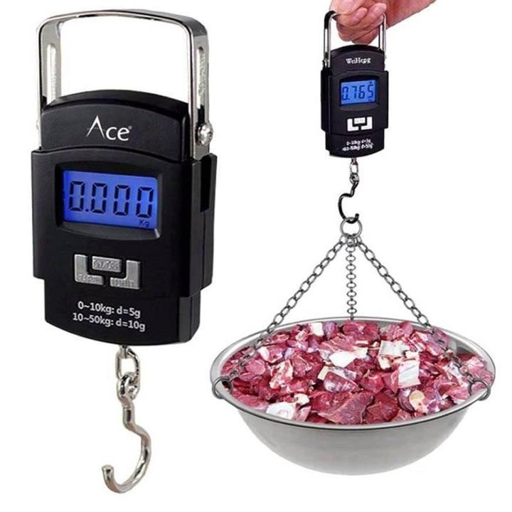 Portable Electronic Scale Digital Weight Machine 50kg with Bati